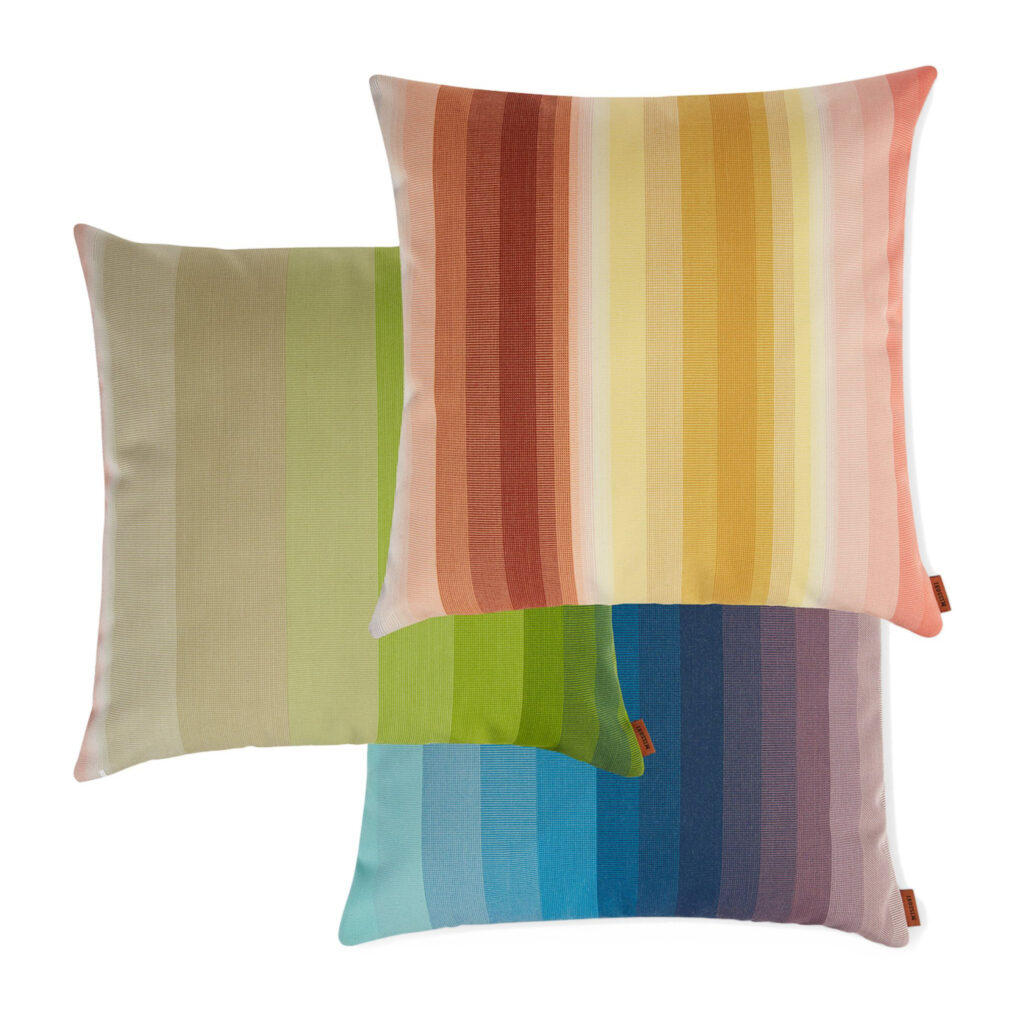 Missoni colourful pillows for home decor gift
