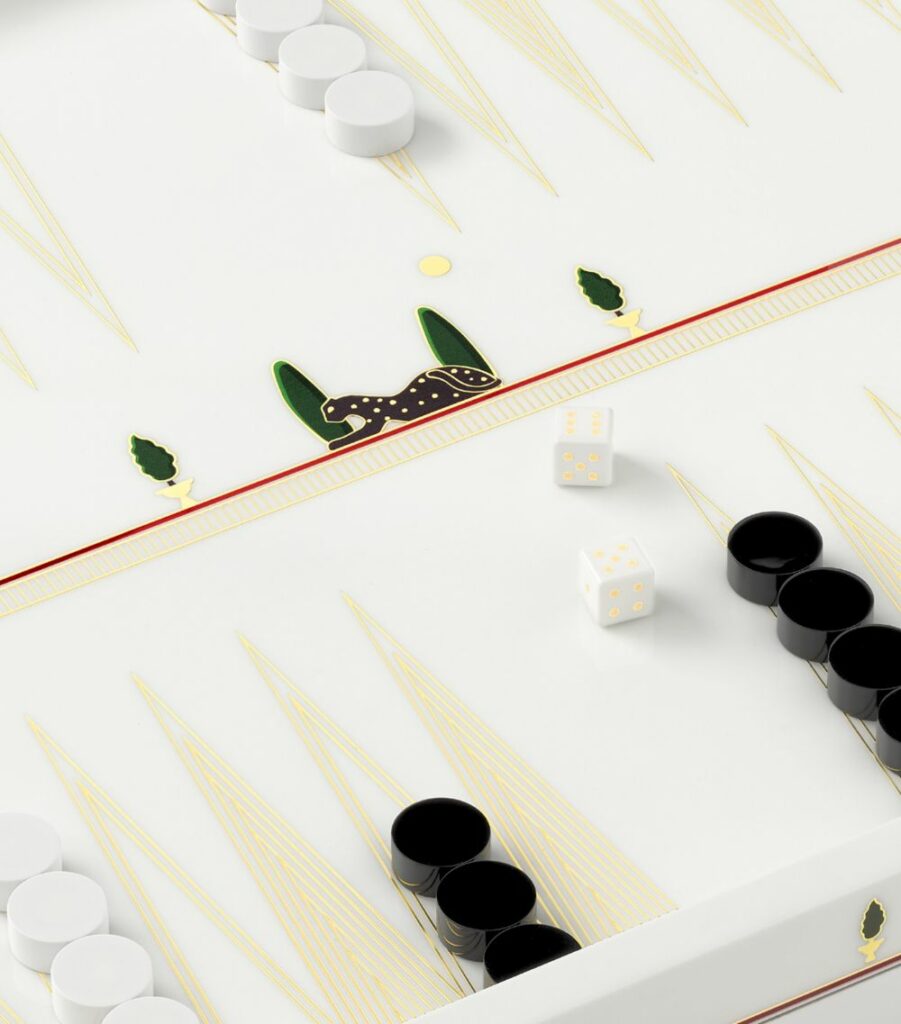 Cartier luxury backgammon game