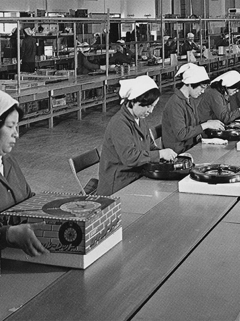 Nintendo factory in the 1970's