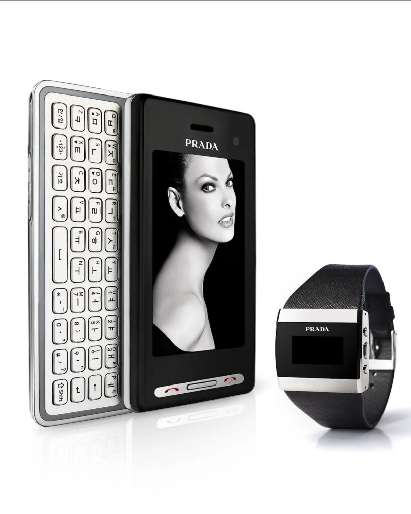 Prada phone by LG luxury tech collaboration archive product image