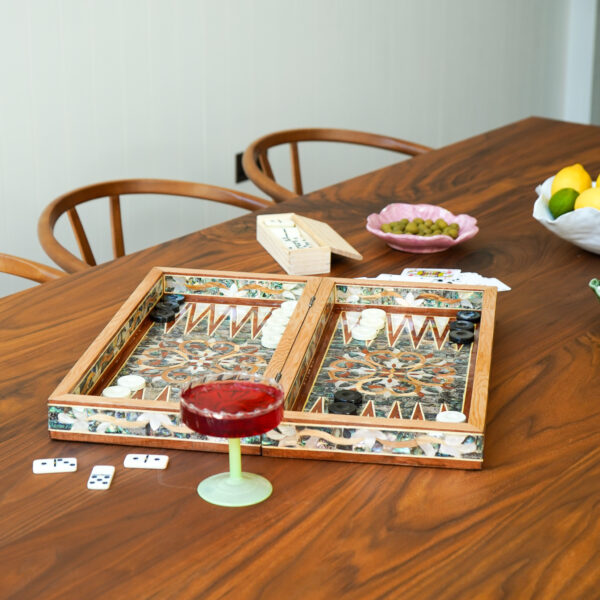 luxury board game mother of pearl