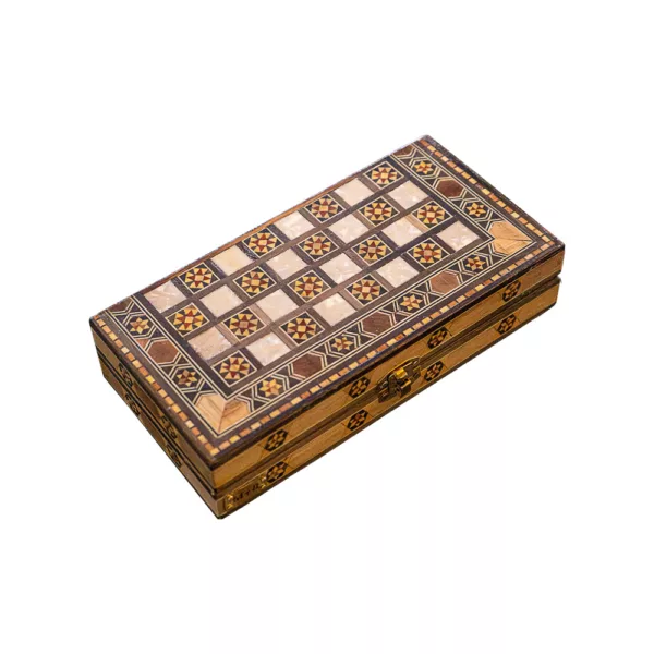 Lemon Tree Backgammon & Chess Travel Set
