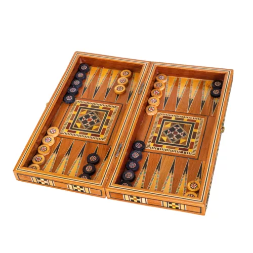 Lemon Tree Backgammon & Chess Small Set