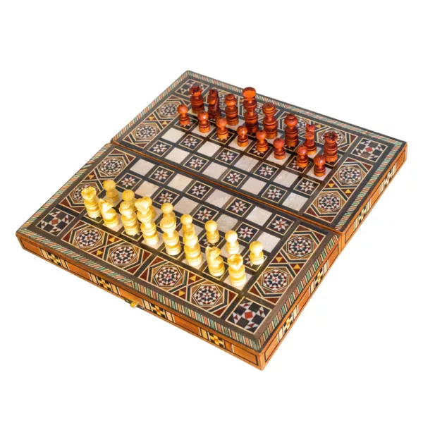 Lemon Tree Backgammon & Chess Small Set - Image 4