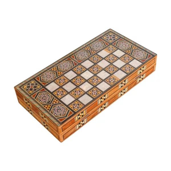 Lemon Tree Backgammon & Chess Medium Set