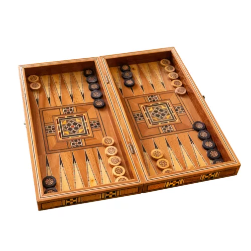 Lemon Tree Backgammon & Chess Medium Set