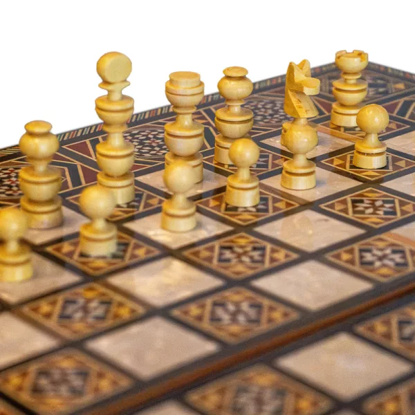 Lemon Tree Backgammon & Chess Medium Set