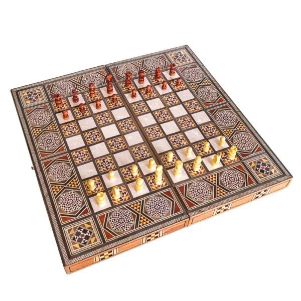 Lemon Tree Backgammon & Chess Large Set