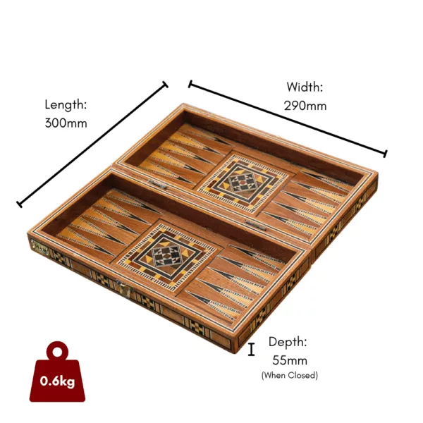 Lemon Tree Backgammon & Chess small set
