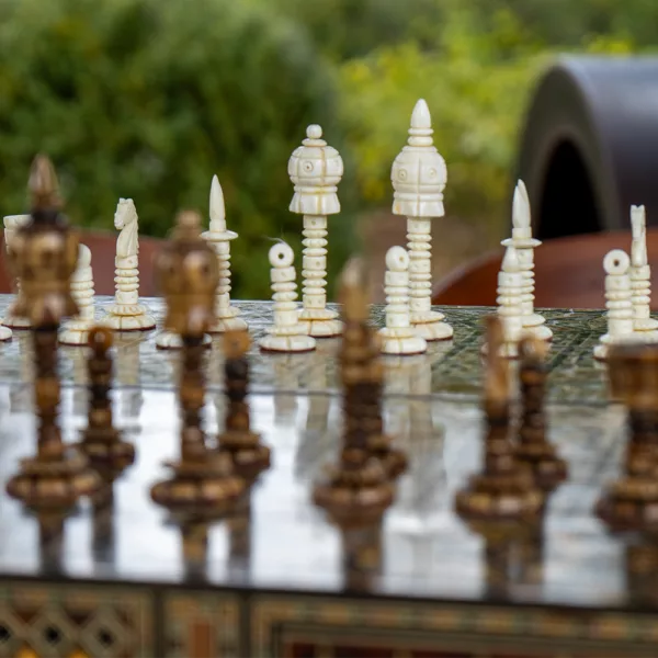 Chess & Backgammon Set - Mosaic - Image 5